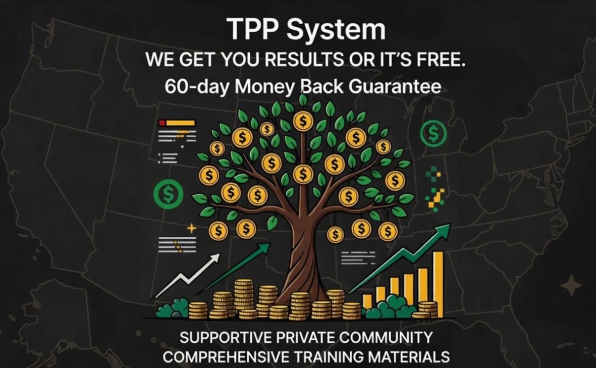 TPP System – We Get You Results Or It's Free. 60-Day Money Back Guarantee